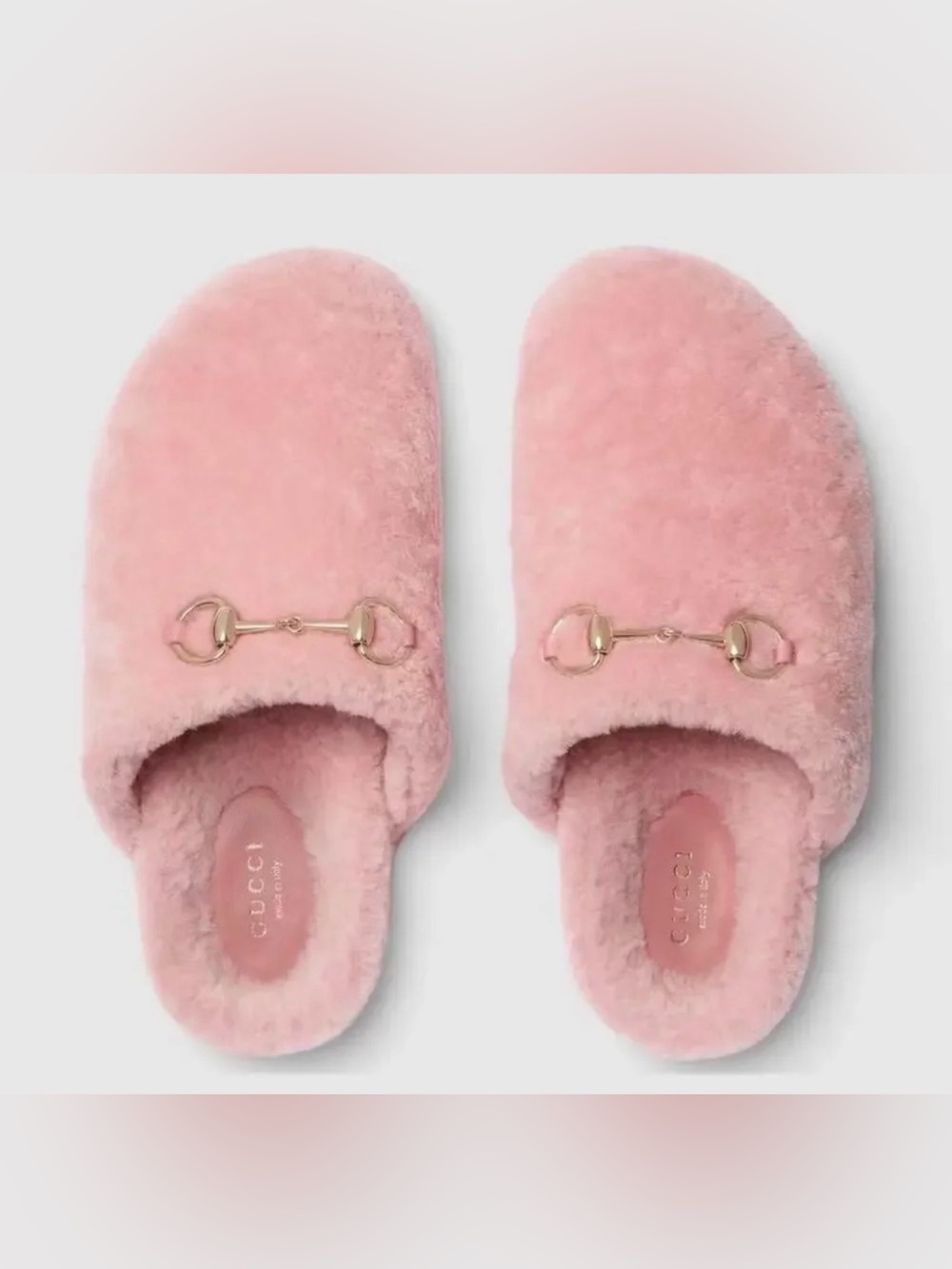 Gucci Pink Horsebit Women slipper